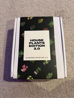 House Plants Edition 2.0 Diamond Painting Kit - Black & White